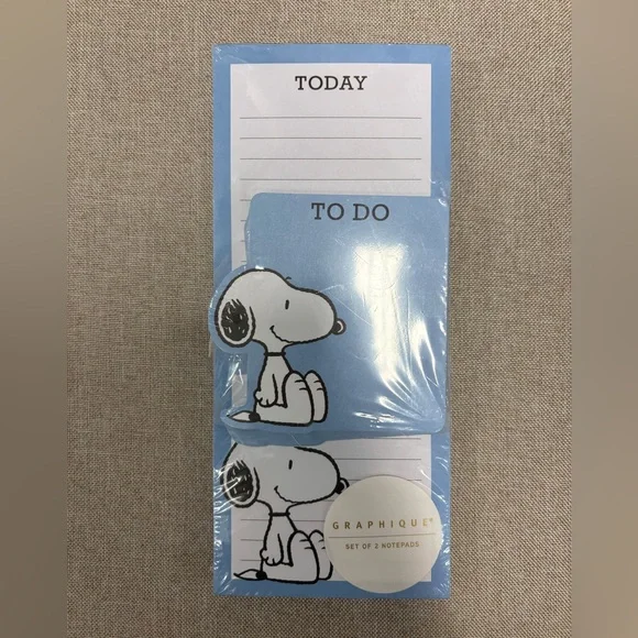 Snoopy Peanuts To Do Notepad Set - Picture 10 of 10